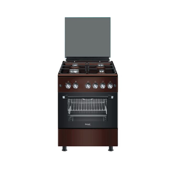 CUISINIERE STYLE 4 F MARRON AVEC VENTILO